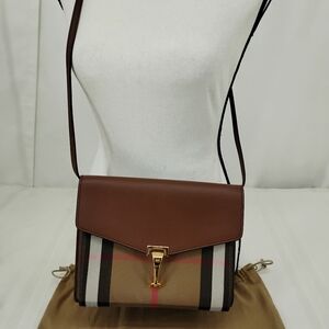 BURBERRY  MACKEN Crossbody Bag CHECK ~ LIKE NEW